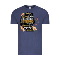 Vintage Denim black woman silhouette Vintage Tee - Artiststas
