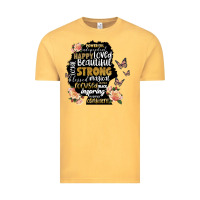 Vintage Mustard black woman silhouette Vintage Tee - Artiststas