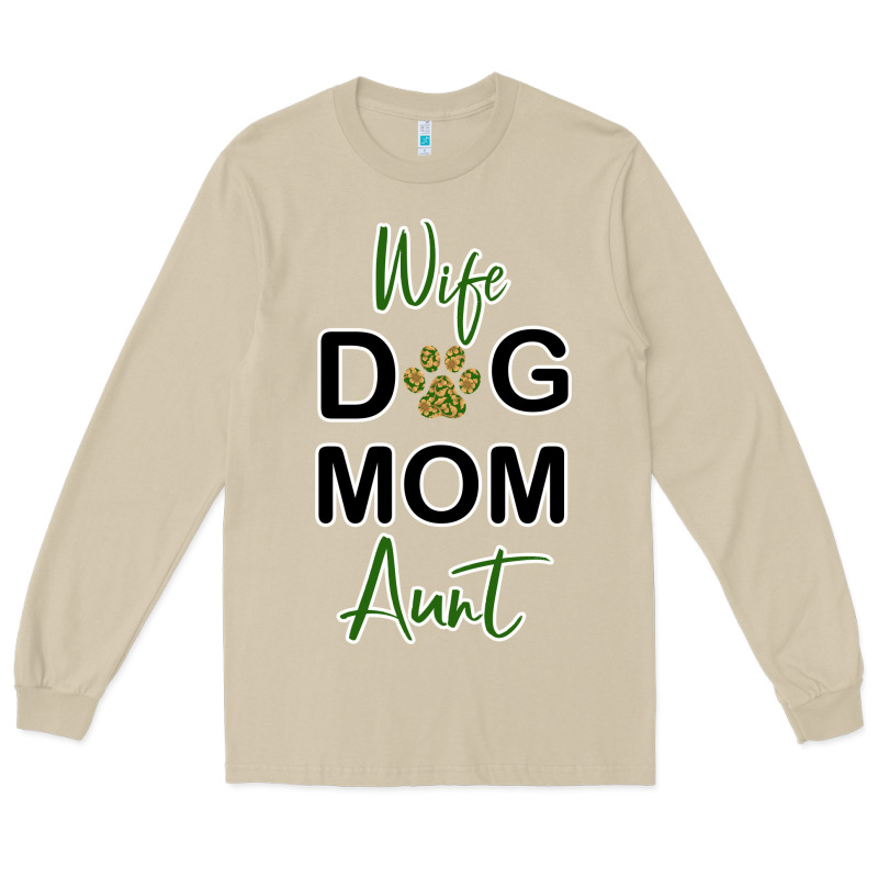 Wife Dog Mom Aunt Long Sleeve Tee by Bettercallsaul | Teevron
