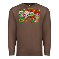 Chestnut christmas coffee cups gnomies Premium Sweatshirt - FaDigitalArtStudio