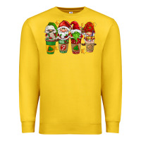 Lemon christmas coffee cups gnomies Premium Sweatshirt - FaDigitalArtStudio