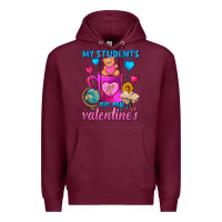 Burgundy My Students Are My Valentines Day Coffee Mug Premium Hoodie - FaDigitalArtStudio