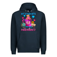 Navy My Students Are My Valentines Day Coffee Mug Premium Hoodie - FaDigitalArtStudio