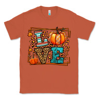 Copper Fall Autumn Leopard Love Pumpkin Classic Tee - LillyAllenDesigns