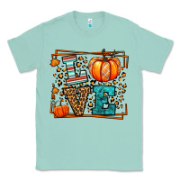 Fall Autumn Leopard Love Pumpkin Classic Tee | Teevron