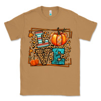 Toasted Coconut Fall Autumn Leopard Love Pumpkin Classic Tee - LillyAllenDesigns