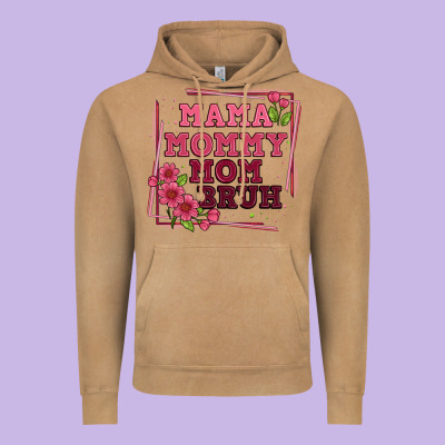Mama Mommy Mom Bruh Vintage Hoodie Designed By Artiststas