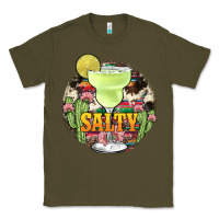 Army Green salty Classic Tee - JahusDesignShop