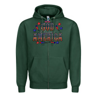 Sports Green 4 july god bless america western Zipper Hoodie - CowCowDesign