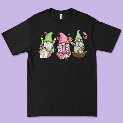 Spring Gnomes Premium Tee Designed By Maliassmallbusiness