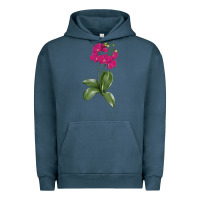 Pigment Midnight Navy Moth Orchid Urban Hoodie - LillyAllenDesigns