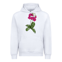 White Moth Orchid Urban Hoodie - LillyAllenDesigns