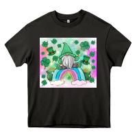 Asphalt st patrick's gnome Heavy Core Tee - MaliasSmallBusiness