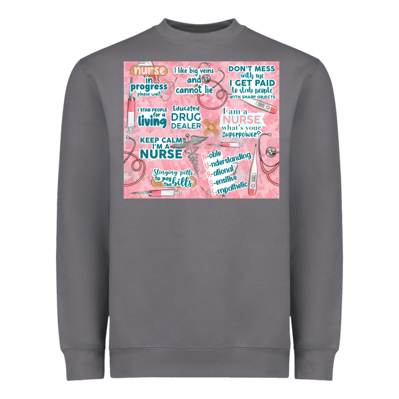 Funny Nurse Heavyweight Sweatshirt by TumblerDesignByShophia | Teevron