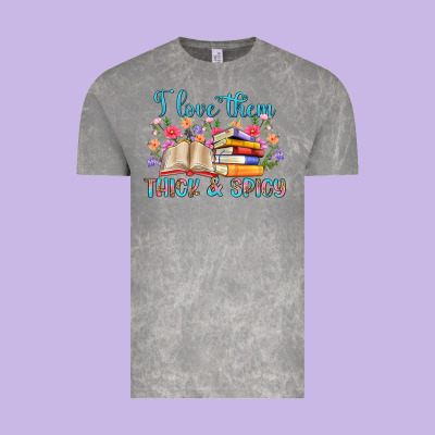 I Love Them Thick And Spicy Vintage Tee Designed By Artiststas