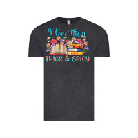 Vintage Black i love them thick and spicy Vintage Tee - Artiststas
