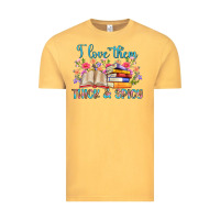 Vintage Mustard i love them thick and spicy Vintage Tee - Artiststas