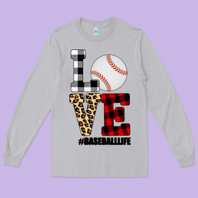 Love, Baseball Long Sleeve Tee Designed By Bettercallsaul
