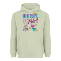 Matcha birthday girl 7 Heavyweight Hoodie - BundleAndBundleShop