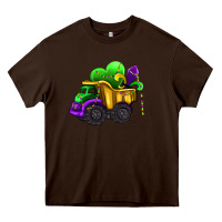 Chocolate Brown loads of mardi gras truck Heavy Core Tee - AdoDesignShop
