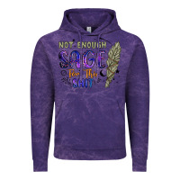 Cloud Purple not enough  sage for this shit Vintage Hoodie - Artiststas