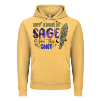 Vintage Mustard not enough  sage for this shit Vintage Hoodie - Artiststas