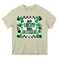 Mossy not lucky just blessed Heavy Core Tee - MaliasSmallBusiness