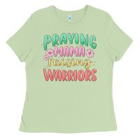 Matcha prying mama raising warriors malia Ladies Tee - MaliasSmallBusiness