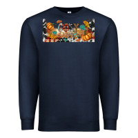 Navy cozy vibes libbey glass Premium Sweatshirt - BundleAndBundleShop