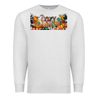 Oatmeal Heather cozy vibes libbey glass Premium Sweatshirt - BundleAndBundleShop