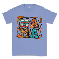 Colony Blue Fall Autumn Leopard Mama Classic Tee - LillyAllenDesigns