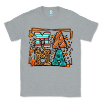 Heather Grey Fall Autumn Leopard Mama Classic Tee - LillyAllenDesigns
