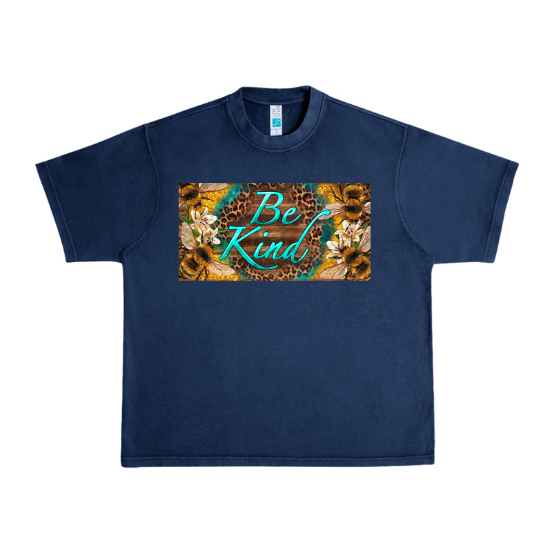 Be Kind Bees License Plate Urban Heavy Tee by Artiststas | Teevron