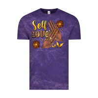 Cloud Purple black woman self love nails Vintage Tee - Artiststas