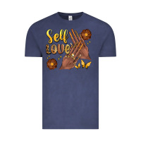 Vintage Denim black woman self love nails Vintage Tee - Artiststas