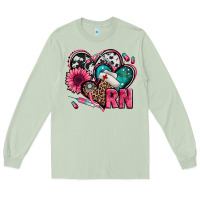 Matcha rn registered nurse hearts Long Sleeve Tee - Jasminsmagicworld