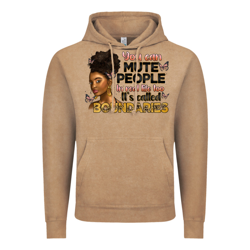 You Can Mute People In Real Life Too It's Called B Vintage Hoodie by Artiststas | Teevron