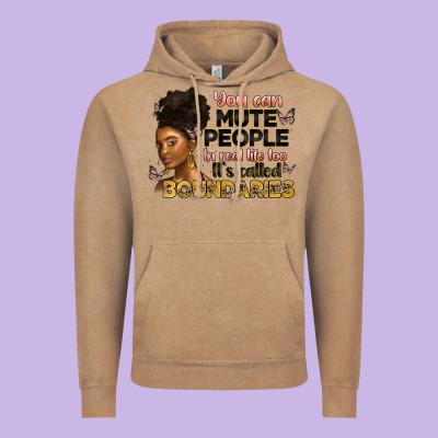 You Can Mute People In Real Life Too It's Called B Vintage Hoodie Designed By Artiststas