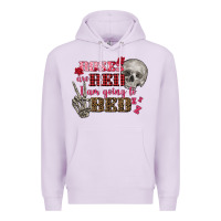 Lilac Valentine's Day roses are red i am going to bed Premium Hoodie - FaDigitalArtStudio