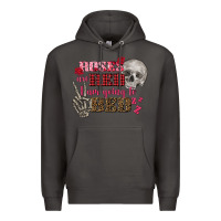 Smoke Valentine's Day roses are red i am going to bed Premium Hoodie - FaDigitalArtStudio
