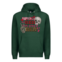 Sports Green Valentine's Day roses are red i am going to bed Premium Hoodie - FaDigitalArtStudio