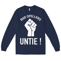 Navy Bad Spellers Long Sleeve Tee - Bettercallsaul