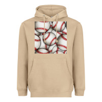 Mushroom baseball seamless pattern Heavyweight Hoodie - BundleAndBundleShop