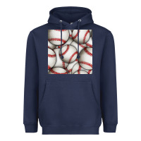 Baseball Seamless Pattern Heavyweight Hoodie | Teevron