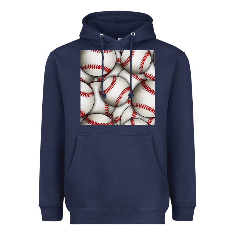 Baseball Seamless Pattern Heavyweight Hoodie by BundleAndBundleShop | Teevron