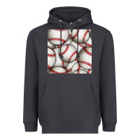 Smoke baseball seamless pattern Heavyweight Hoodie - BundleAndBundleShop