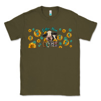 Army Green Coffee Then Cows Classic Tee - LillyAllenDesigns
