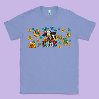 Coffee Then Cows Classic Tee Designed By Lillyallendesigns