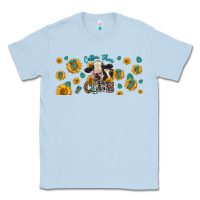 Dusty Blue Coffee Then Cows Classic Tee - LillyAllenDesigns