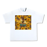 White be kind bee and sunflowers Urban Heavy Tee - Artiststas